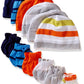 Onesies Brand Unisex Baby 12-Piece Cap And Mitten Set, Stripe, 0-6 Months