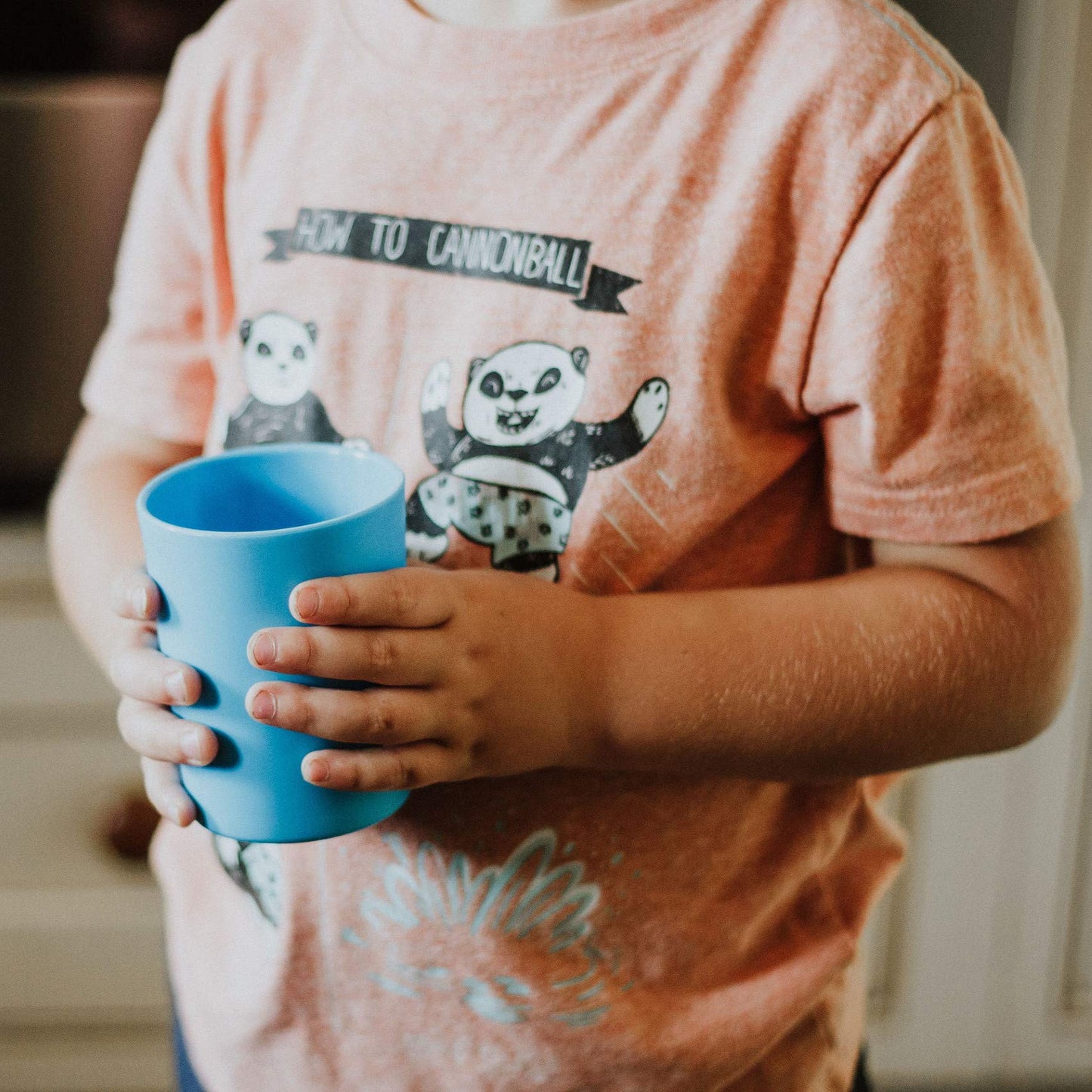 Eztotz Ezcup Magnetic Fridge Cups For Kids - Usa Made Open Top Toddler Cups For Independent Drinkers - Hanging Plastic Kids Cup