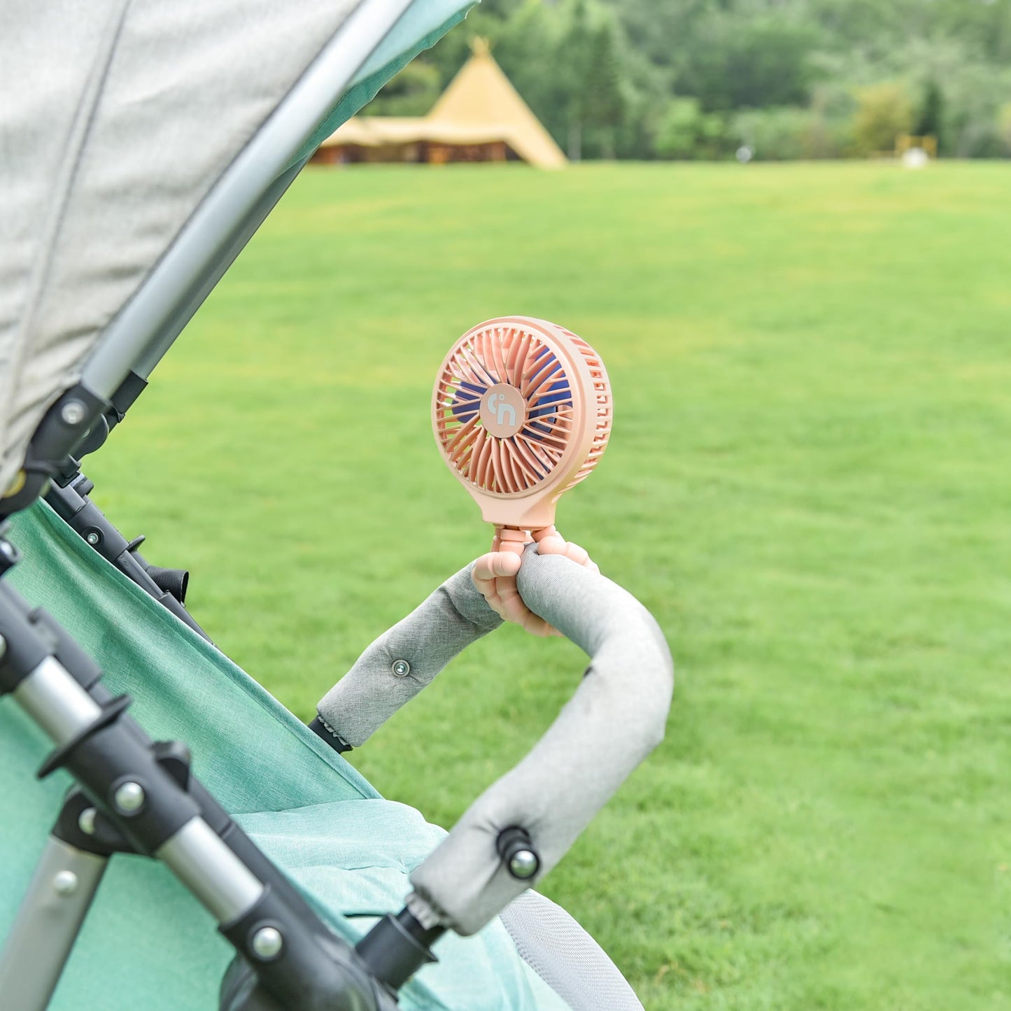 Homelifairy Stroller Fan Clip On Baby Rechargeable Portable Fan Battery Operated Fan Mini Handheld Personal Fan Usb Car Seat Sma