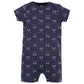 Hudson Baby Baby Cotton Rompers, Forest, 18-24 Months