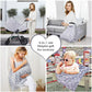 Kefee Kol Baby Nursing Cover & Nursing Poncho - Multi Use Cover For Baby Car Seat Canopy, Shopping Cart Cover, Stroller Cover, 3