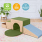 Ecr4Kids Softzone Single Tunnel Maze, Toddler Playset, Earthtone, 6-Piece