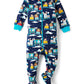 The Children'S Place,Baby Boys,And Toddler Long Sleeve 100% Cotton Zip-Front One Piece Footed Pajama,Trains,5 Years