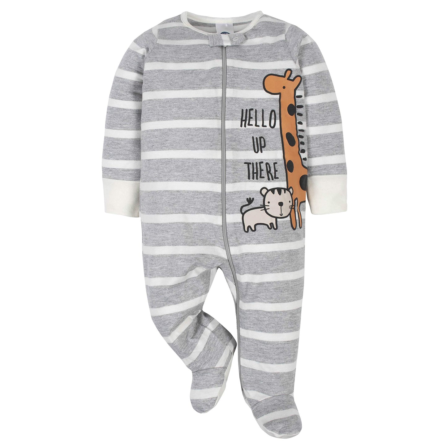Gerber Baby Boys' 4 Pack Sleep 'N Play Footie, Jungle Blue, Newborn
