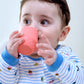 Teensy Peepsy 2 Pack Silicone Baby Cups 6-12 Months Infants, Tiny Cup For 4 Months+ Baby Girl Gift Set, Open Cup For Baby Led We