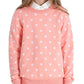 Boboyoyo Girls Sweaters Cotton Kids Heart Sweater Valentine Holiday Pullover Teen Clothes Crew Neck Knit Top Long Sleeve Pink