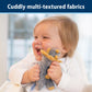 Dr. Brown'S Baby Lovey Pacifier And Teether Holder, Triceratops With Gray Happypaci, 100% Silicone, 0-6M