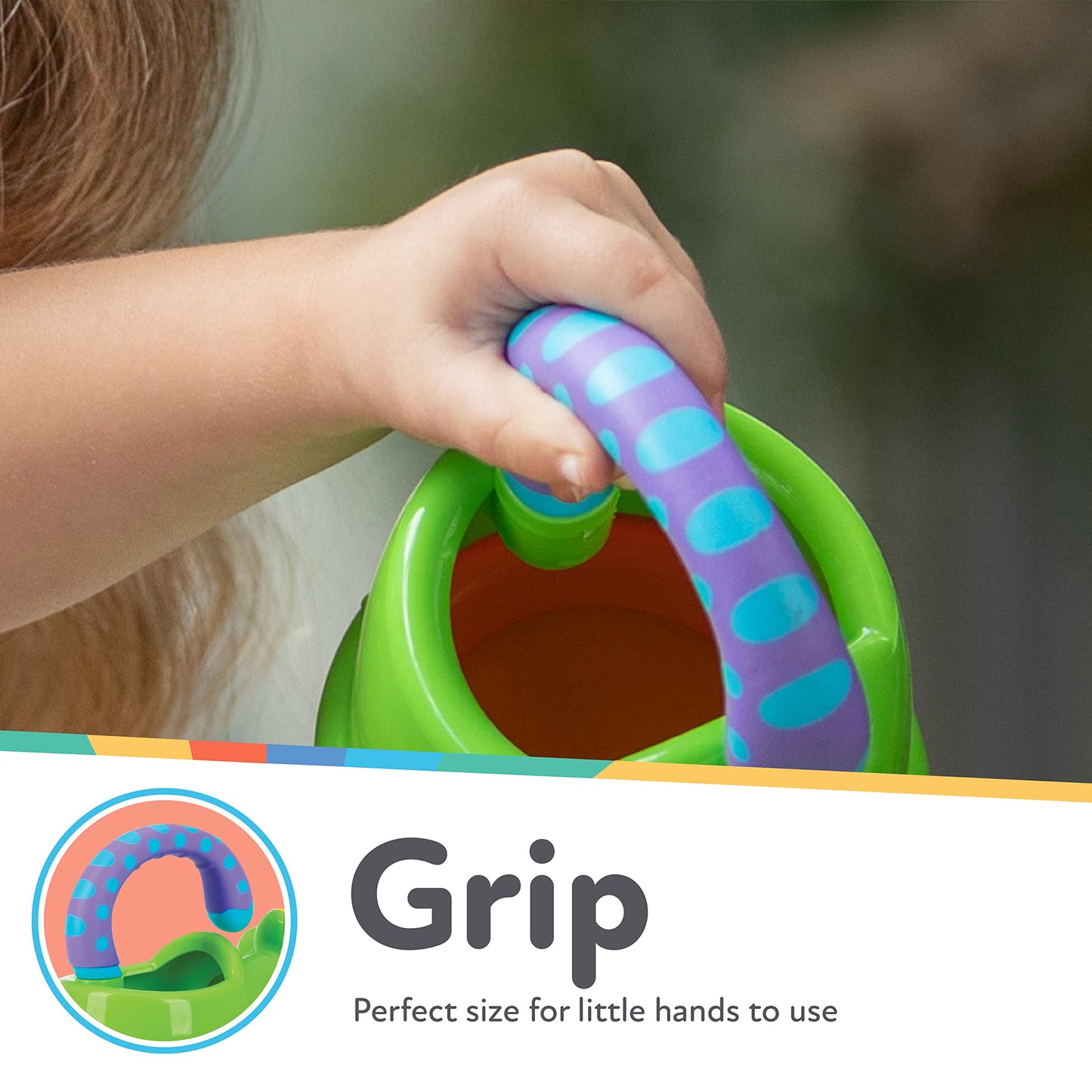 Nuby Watering Can Bath Toy for Baby - 18+ Months - Interactive and Fun Baby Bath Essentials