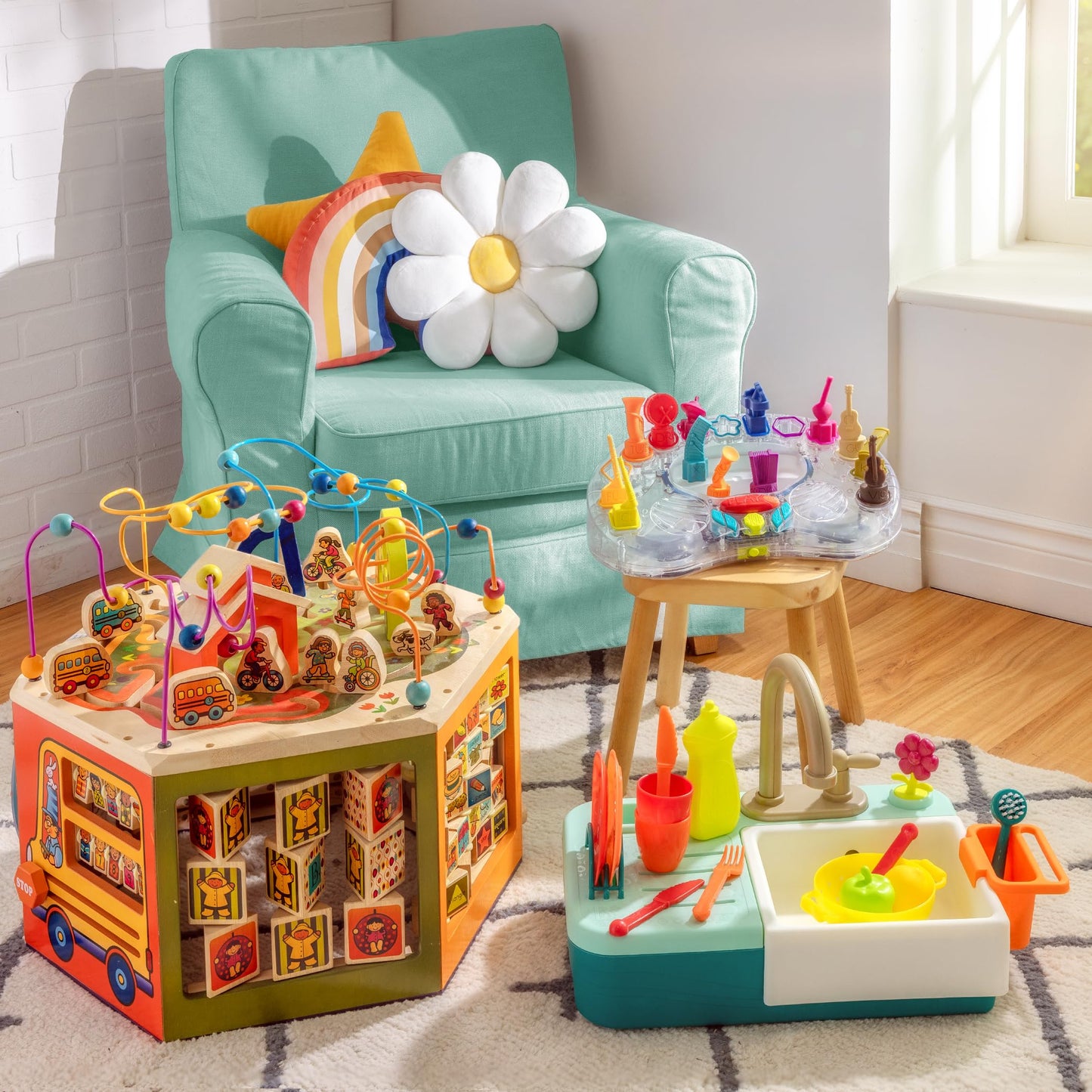 B. toys - B. Symphony Musical Toy Orchestra for Kids 3+ Years- 13 Musical Instruments for Classical Music for Babies and Toddler