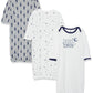 Yoga Sprout Cotton Gowns, 3 Pack, Moon, Preemie