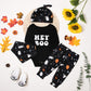 Abbence Baby Halloween Girls Boys Outfit Infant Long Sleeve Clothes Black 0-3 Months