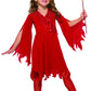 Forum Novelties Kids Delightful Devil Girl Value Costume, Red, Small
