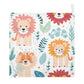 Bulletgxll Cute Lion Baby Washcloths, Soft and Absorbent Wash Cloths, Baby Bath Towel, Face Towel for Newborns, Infants, 3 Pack,