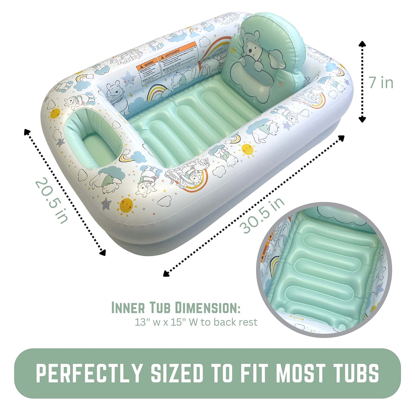 Disney Winnie The Pooh Up In The Sky Inflatable Tub