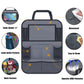 ULEEKA Car Backseat Organizer with 11 Table Holder, 10 Storage Pockets Seat Back Protectors Kick Mats for Kids Toddlers, Travel
