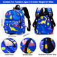 Accmor Toddler Harness Backpack Leash, Baby Dinosaur Backpacks With Anti Lost Wrist Link, Cute Mini Child Harnesses Leashes For