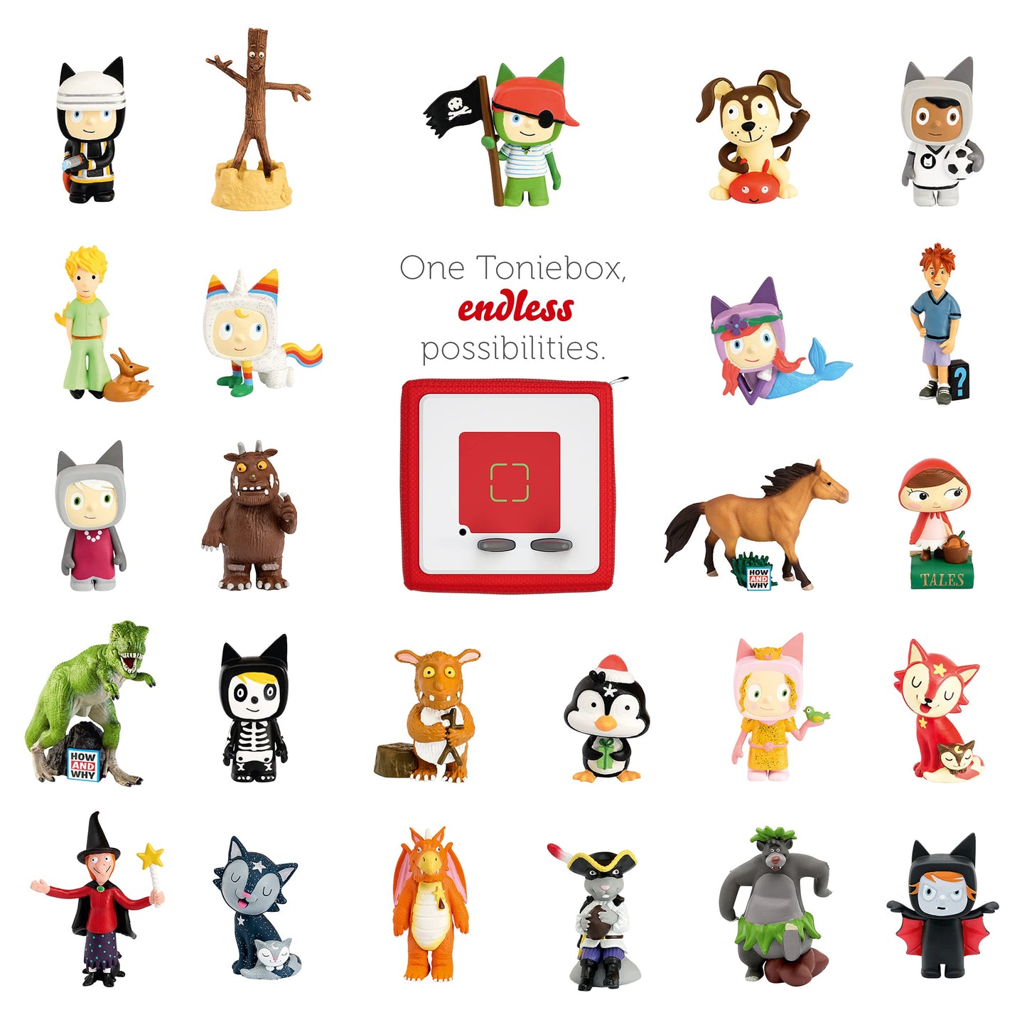 toniesAAudio character for Toniebox, Paw Patrol: Marshall, Audio Book Story collection for children for Use with Toniebox Music