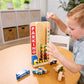 Melissa & Doug Stack & Count Wooden Parking Garage with 10 Cars