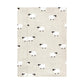 Hudson Baby Unisex Baby Flannel Burp Cloth 7Pk, Taupe Sheep, One Size