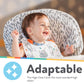 Nuby Baby High Chair Cover - Protects From Spills And Crumbs - Water Resistant For Easy Cleanup - Brush Strokes Print