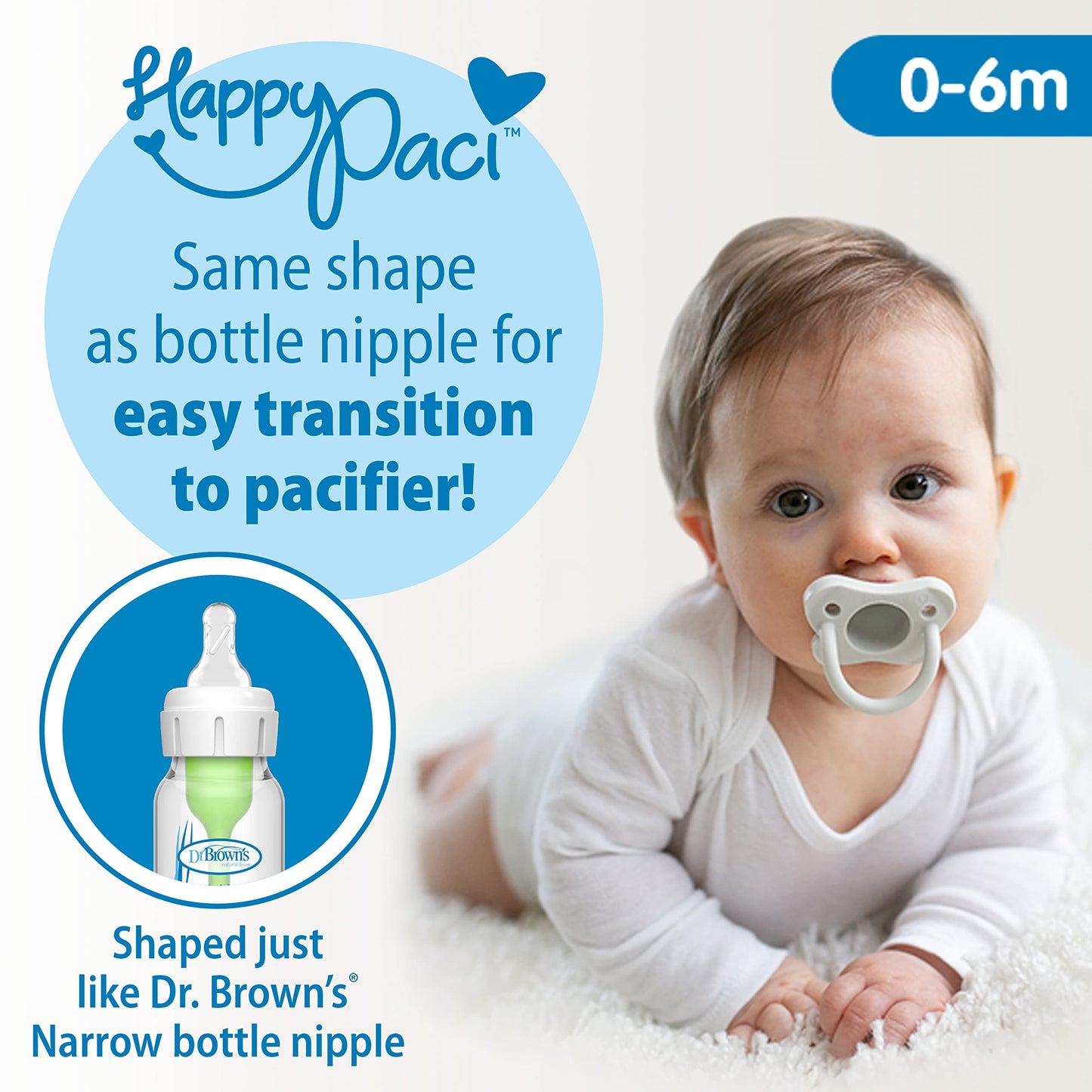 Dr. Brown'S Natural Flow Anti-Colic Options+ Narrow Breast To Bottle Pump & Store Feeding Set With Slow Flow Nipples, Baby Trave