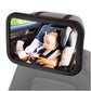 Lusso Gear Baby Backseat Mirror For Car. Largest And Most Stable Mirror With Premium Matte Finish, Crystal Clear View Of Infant