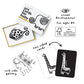 Wee Gallery Art Cards for Baby, Durable High Contrast Black and White Animal Flashcards for Newborns, Brain Development, Sensory