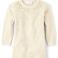 The Children'S Place,Baby-Girls,And Toddler Long Sleeve Sweater Dress,Beaded White Daisy,9 Months,12 Months