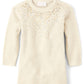 The Children'S Place,Baby-Girls,And Toddler Long Sleeve Sweater Dress,Beaded White Daisy,6 Months,9 Months