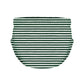 College Baby Striped Game Day Polo Dress With Bloomer - Colorado State Rams Logo - Hunter/White - 0-3 Months