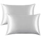 Flxxie 2 Pack Satin Toddler Pillowcases For Skin And Hair, 14X20 Inches, Silky Soft Envelope Closure Kids Travel Pillow Cases Co