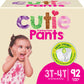 Cutie Girls 3T/4T Refastenable Potty Training Pants, Hypoallergenic With Skin Smart, 92 Count