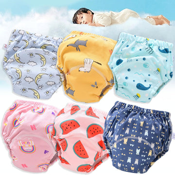 Upairy Training Underwear For Girls & Boys - Potty Training Pants For Toddlers (6Pcs D, Medium)