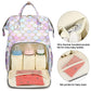 Yusudan Mermaid Diaper Bag Backpack For Baby Boys Girls, Waterproof Large Nappy Bags For Mom & Dad