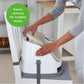 Ingenuity Baby Base 2-in-1 Booster Feeding and Floor Seat with Self-Storing Tray - Cashmere