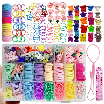 Colorful Rubber Hair Ties For Girls