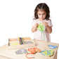 Melissa & Doug Alphabet Wooden Lacing Cards With Double-Sided Panels and Matching Laces - Lacing Toys For Toddlers, Fine Motor S