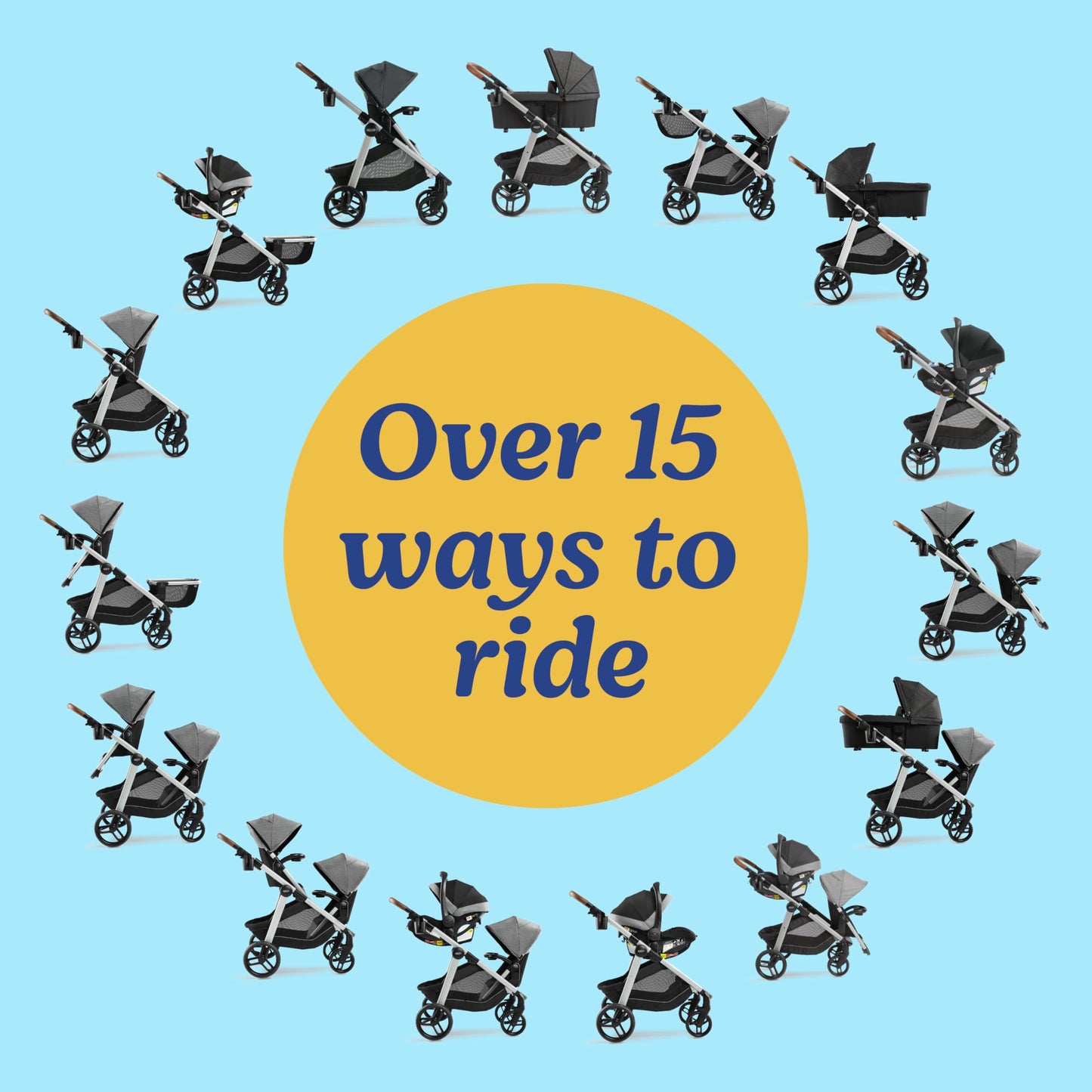 Graco Modes Nest2Grow Stroller, Maison