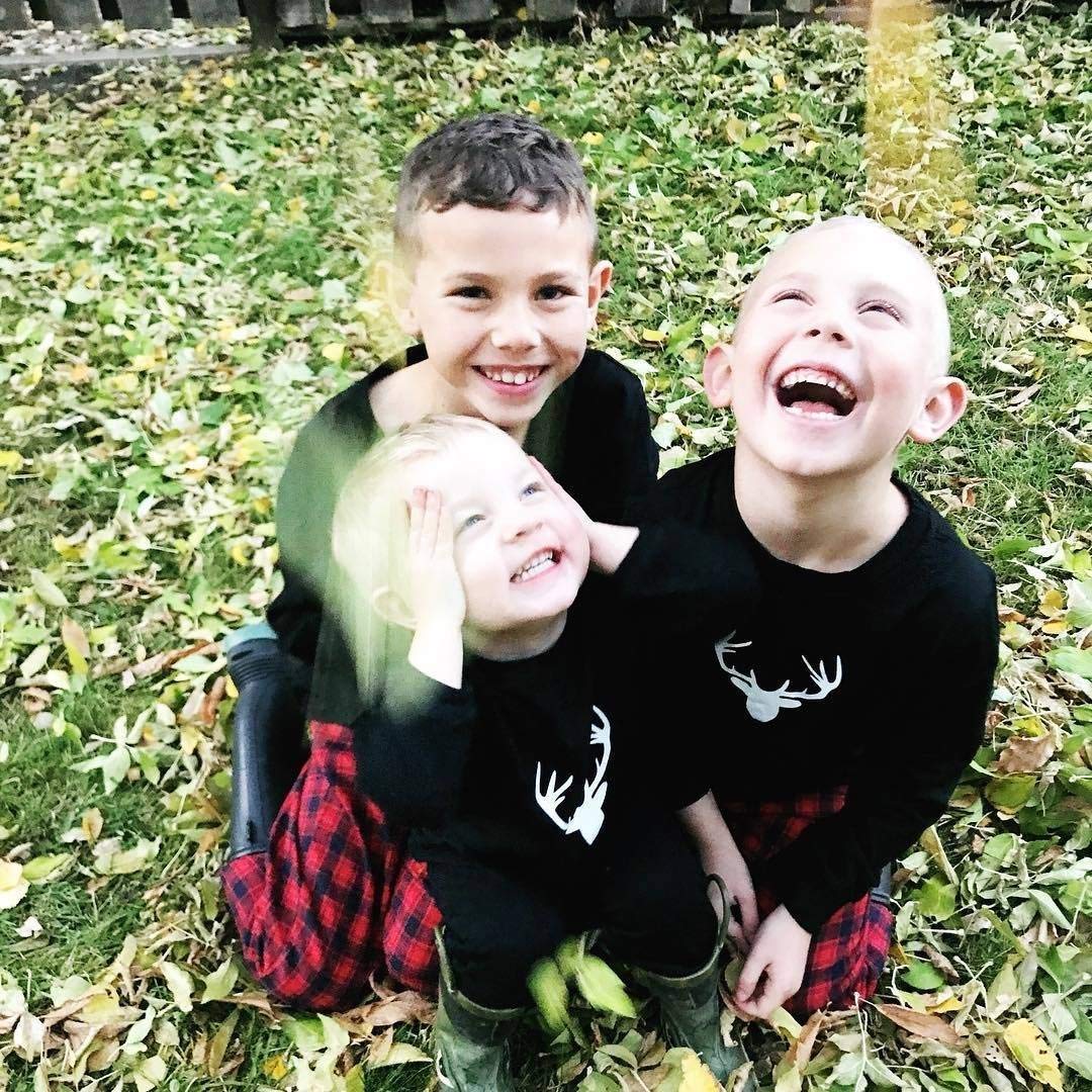 Iffei Matching Family Pajamas Sets Christmas Pj'S With Deer Long Sleeve Tee And Plaid Pants Loungewear 6-7 Years