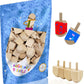 Hanukkah Wood Dreidels, Design Your Own Game, 1.5' Inch Unfinished Natural Wooden Chanukkah Dreidels (500-Pack)