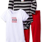 Carter'S Baby Boys 3 Pc Back Art 126G424, Red, 3M