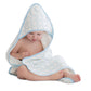 Swaddledesigns Organic Cotton Terry Velour Hooded Towel For Baby/Toddler, Absorbent With Satin Trim, Absorbent With Satin Trim,