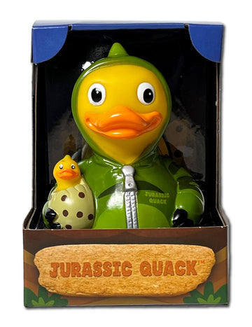 CelebriDucks - Jurassic Quack - Floating Rubber Ducks - Collectible Bath Toy Gift for Kids & Adults of All Ages