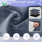Gocozy Toddler Airplane Bed, Travel Essentials For Kids, Soft Toddler Airplane Travel Essentials With Sticker Book, Grey