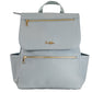 Premium Vegan Leather Diaper Bag Backpack: With Stroller And Crossbody Straps. Designer Baby Bag, Stylish And Functional Diaper
