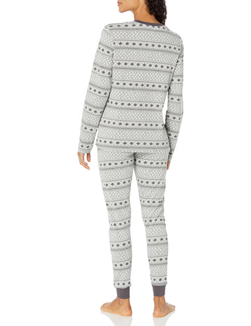 Honestbaby 2-Piece Family Matching Holiday Organic Cotton For Men, Kids, Toddlers, Baby Boys, Girls, Unisex Pets, Pajama Chic, W