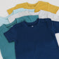 Honestbaby Multipack Short Sleeve T-Shirt Tee 100% Organic Cotton Infant Baby, Toddler, Little Kids Boys, Girls, Unisex (Legacy)