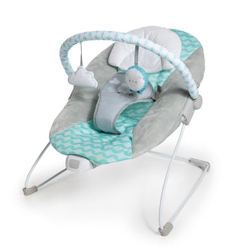Ingenuity Ity Bouncity Bounce Vibrating Deluxe Baby Bouncer Seat, 0-6 Months Up to 20 lbs (Goji)