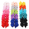 30Pieces Boutique Grosgrain Ribbon Hair Clips Dovetail 3.5' Hair Bows Alligator Clips Hair Accessories For Babies Toddlers Teen