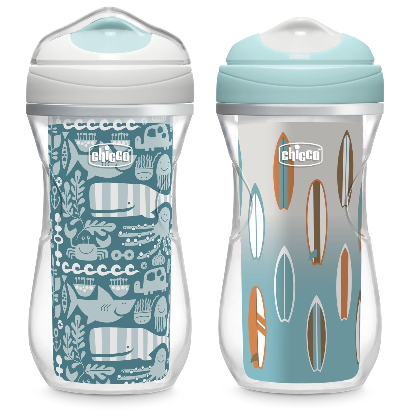 Chicco Double-Wall Insulated Sippy Cup with Bite-Proof Rim Spout and Spill-Free Lid 9oz. | Top-Rack Dishwasher Safe | Easy to Ho